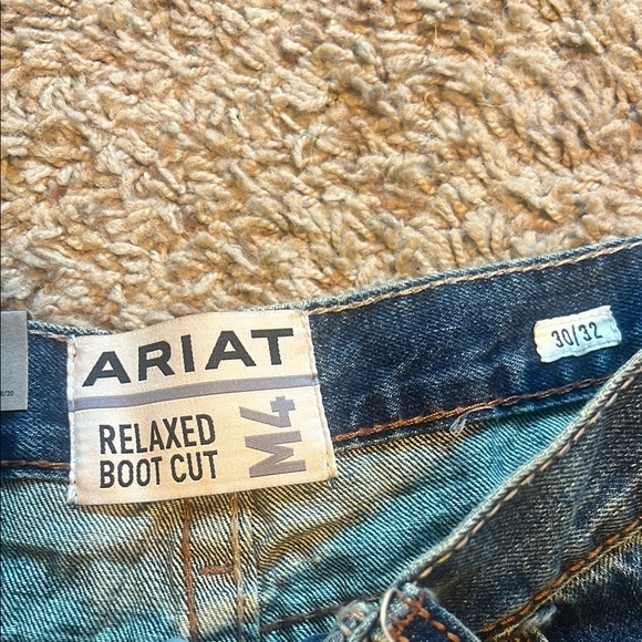 Ariat Blue Straight Jeans Classic Indigo - Picture 2 of 9